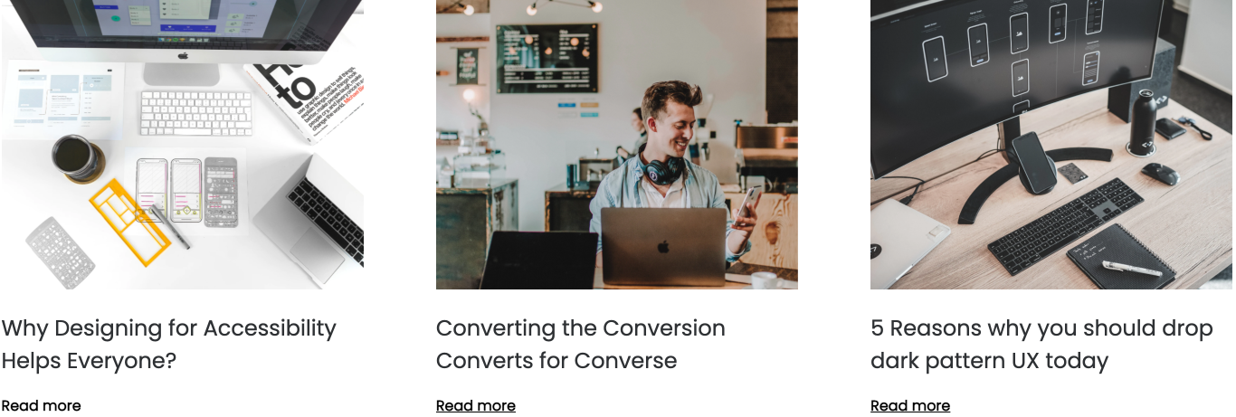 Recent blog posts