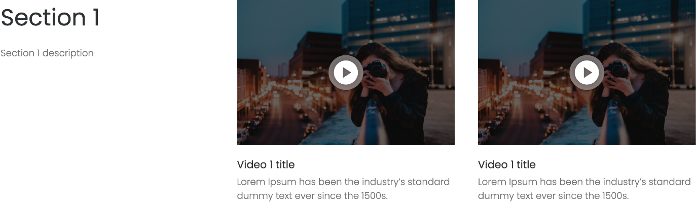 Video library