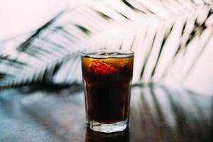 Iced cold bew tonic